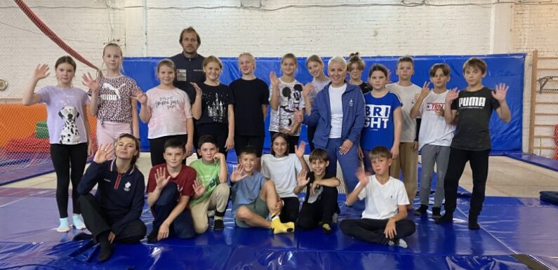 Лана Прусакова провела мастер-класс по батутной подготовке для юных спортсменов