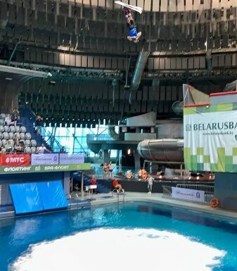 Завершилась квалификация на открытом Чемпионат Беларуси по прыжкам на лыжах в воду